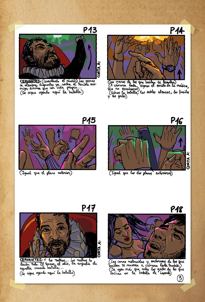 De cómo Cervantes fue a publicar su Don Quijote - Storyboard 3
