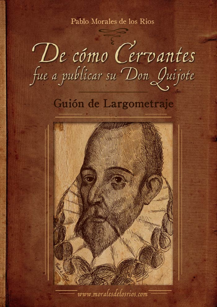 De cómo Cervantes fue a publicar su Don Quijote - Guión (Portada)