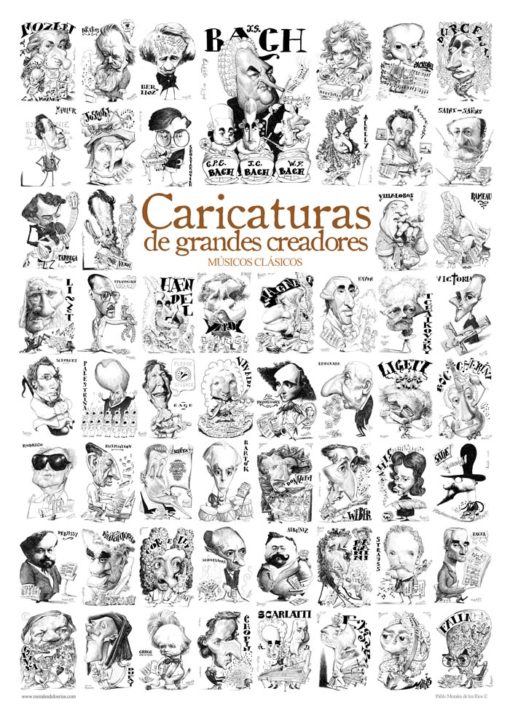 Poster CARICATURAS - Músicos Clásicos