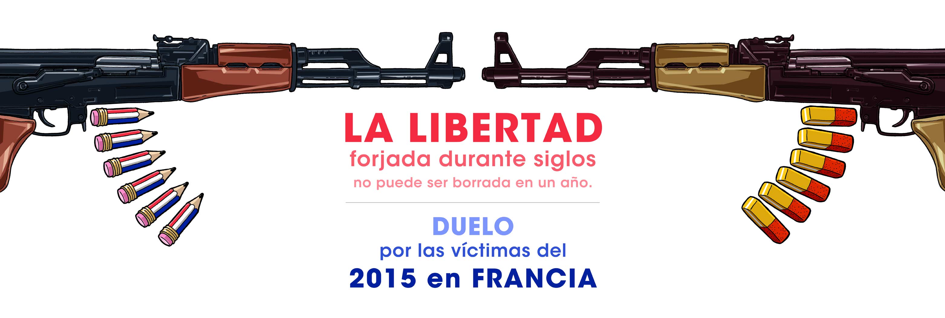 DUELO por las víctimas del 2015 en FRANCIA